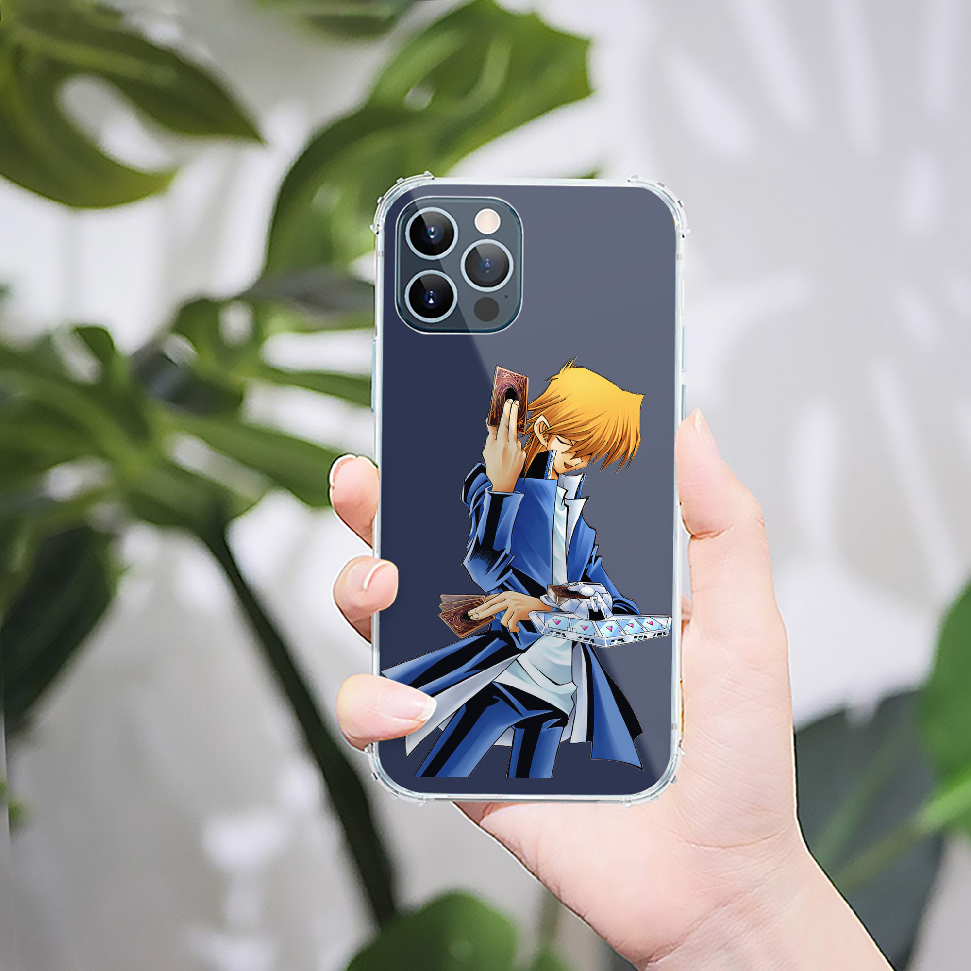 （画像用） 遊☆戯☆王 Yu-Gi-Oh! 【iPhone 12シリーズ対応】透明スマホケース（クリアソフトケース）